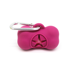 Dispensador de bolsas de basura, soporte de silicona, con Clip, fácil de acoplar a mochila y correa - Product Image 3