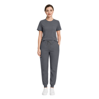 46002 Blouse Médicale Femme Col Rond Tissée Européenne de Haute Qualité, Luxe, Confort Supérieur, Fourniture d'Usine, Séchage Rapide