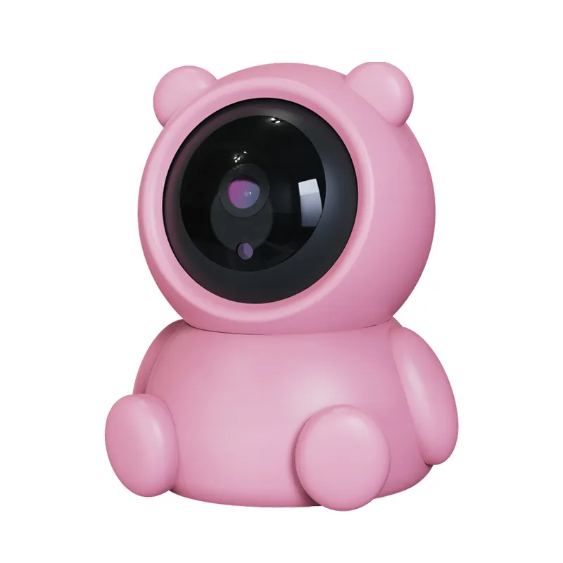 Indoor Smart Home Robot AI Camera Wifi mini hidden Camera Cute Bear Shape Camera
