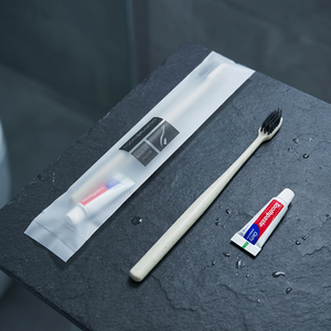 <span class=keywords><strong>Kit</strong></span> d'articles de toilette économique pour hôtel avec shampoing, gel douche, brosses à dents et savon pour le voyage - Product Image 2