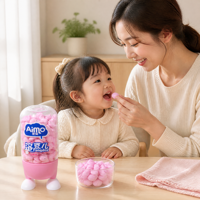 Biscuits fruités Aimo - Poudre de protéines et probiotiques, collation saine pour enfants, goût sucré, texture semi-molle, 16 g, durée de conservation de 12 mois