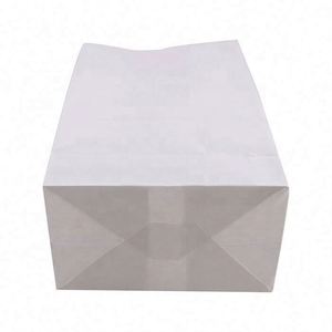 Sac en papier kraft pour emballages alimentaires à emporter avec logo personnalisé imprimé - Product Image 4