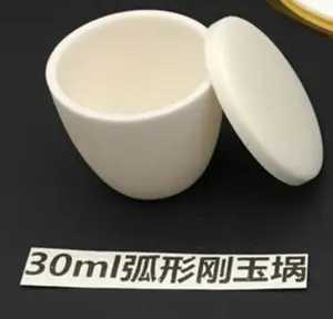 30ml alumina gốm crucible với nắp