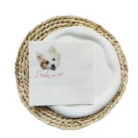 Serviettes de table personnalisées avec logo imprimé, écologiques, pliables, décoratives pour cocktails, dîners, restaurants, fêtes, serviettes en papier