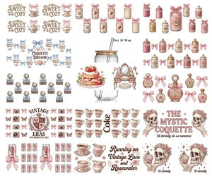 Vinilos Personalizados al por Mayor para Vasos de 16oz y 20oz, Resistentes a los Rayos UV, para Transferencia de Calor, Adhesivos de PET Impermeables - Product Image 1