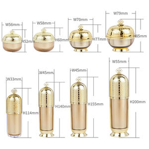 En stock <span class=keywords><strong>5g</strong></span> 10g 30g petit pot de crème en plastique acrylique pour les soins de la peau emballage en plastique crème avec couvercle en or pot de crème personnalisé avec couvercle - Product Image 6