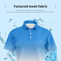 Custom Quick Dry Anti-Rimpel Anti-Krimp Polyester Sublimatie Shirts Voor Mannen