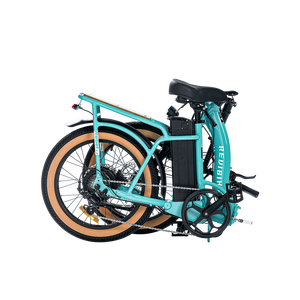 Vélo électrique pliable REVIBIKES 52V 750W avec pneus larges, moteur à moyeu arrière 7 vitesses, vélo de banlieue - Product Image 5