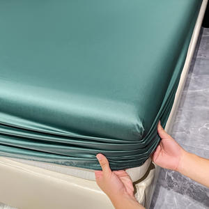 600TC Solid Plain ägyptische Baumwolle Spann bett tücher für Betten Super King Size Double Queen Single Fitted Sheet - Product Image 4