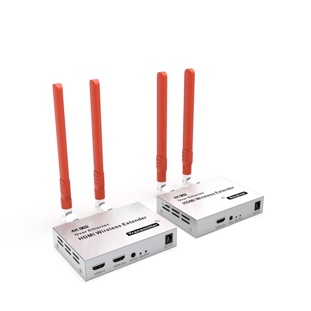 300M 4K Wireless HDMI Extender Transmitter 2.4GHz/5.8GHz WiFi HDMI Extender Video Transmitter Receiver for TV PC Camera