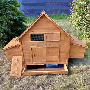 Gallinero de Madera SDC002 para Exteriores, Caseta para Pollos de Madera de Abeto Sólido para 2-4 Pollos - Product Image 6