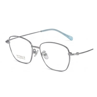 Gafas de Titanio Ligeras Personalizadas para Hombres y Mujeres de Negocios, Monturas Ópticas para Lectura, Lentes Unisex