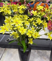 Hochwertige Handgefertigte EVA Künstliche Weiche Weiße Orchidee Yucca Gloriosa Blumenstrauß für Hochzeit Valentinstag Vasen-Dekoration