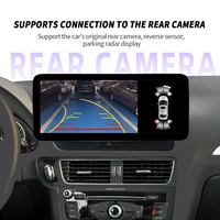 DVD Player Mobil Linux 12,3 inci untuk Audi Q5, Wireless CarPlay, Android Auto, Kontrol Setir, Multimedia, GPS, Layar Sentuh