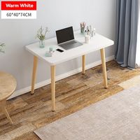 Escritorio de Computadora Moderno de Madera Premium con Diseño Curvo Ergonómico para Oficina en Casa y Espacios de Estudio para Estudiantes