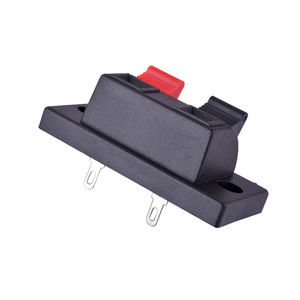 Siyah 2 Pin yanma testi raf terminali 50V 3A ses testi klip bağlayıcı hoparlör bağlama sonrası - Product Image 3
