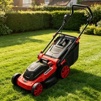 Tondeuse à gazon électrique filaire 1600W 2000W, 6 niveaux de hauteur de coupe, 220V, avec sac de ramassage, poussée manuelle, haute puissance pour jardin domestique