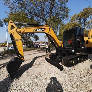 Excavatrice Sany 60C d'occasion de haute qualité en Chine en bon état Mini Digger puissant moteur d'excavatrice sur chenilles composant de moteur de base - Product Image 1