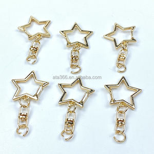 Anneau de coq en métal fendu, anneau métallique en alliage de Zinc pour l'artisanat, anneau D en métal fendu plat, bon marché, 2022 - Product Image 6