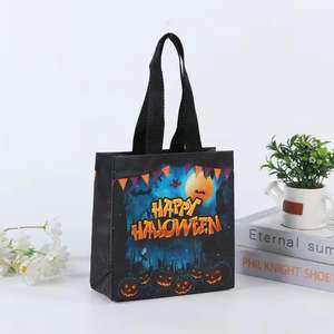 Borse Non tessute all'ingrosso di Halloween-Eco-Friendly riutilizzabili dolcetto o scherzetto sacchetti regalo con stampe personalizzate - Product Image 1