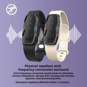 Braccialetto Repellente per Zanzare a Ultrasuoni JUNCHI F1 con Tecnologia a 2025 Frequenze, Sicuro e Innocuo, Display LED, Unisex - Product Image 6
