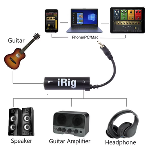 <span class=keywords><strong>Interface</strong></span> <span class=keywords><strong>audio</strong></span> pour guitare, dispositif d'effets sonores, câble convertisseur, composants électroniques pour une expérience de jeu de guitare améliorée – Vente directe usine - Product Image 5