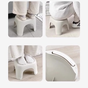 Friendship Thickened Plastic <b>Stool</b> <b>Small</b> Size For Home Living Room Bathroom Shower Changing Shoes - Product Image 2