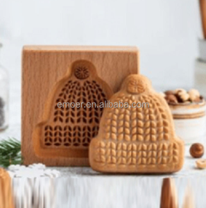 Moule à biscuits <span class=keywords><strong>en</strong></span> bois de hêtre <span class=keywords><strong>en</strong></span> forme de tigre, cerf, lapin - Product Image 4