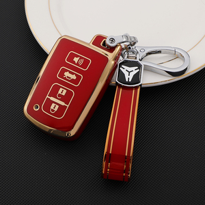 Coque de protection pour <span class=keywords><strong>clé</strong></span> de voiture en TPU souple de qualité supérieure pour Toyota Avalon camry COROLLA RAV4 Grand Highlander porte-clés sac porte-clés - Product Image 6
