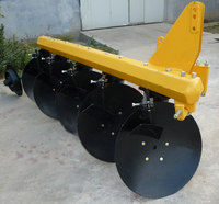 Mini tractor agrícola 4WD 60-90hp, implementos de labranza, maquinaria de preparación del suelo, arado de peces, arado de 3 discos para tractor