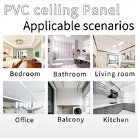 Cielo Raso en PVC Blanco 200mm*7mm Paneles de Techo de PVC Plástico para el Mercado Colombiano PVC Decorativo Interior para Techo y Pared
