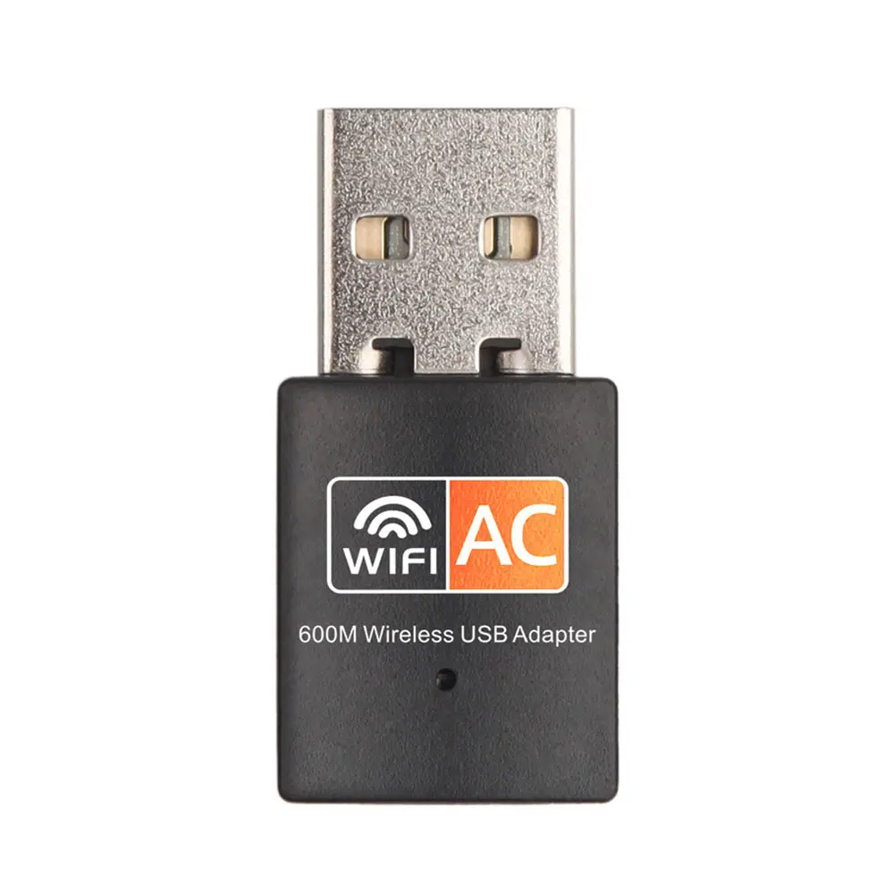 HIGI 600Mbps Realtek RTL8811CU chipset 11AC Dual band USB WiFi Dongle adaptor USB untuk PC/Desktop/Laptop, Windows10/8/7/XP