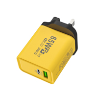 Chargeur mural Cantell 2024 12W à charge rapide pour téléphone portable avec prise EU, UK, US, type C, double port, adaptateur secteur mural