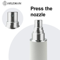 Flacon de parfum rotatif à double paroi en aluminium avec tube en verre extérieur 10ml