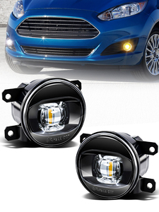 Ampoules LED en gros pour voitures, feux antibrouillard LED blancs et jaunes pour <span class=keywords><strong>Ford</strong></span>, Honda, Citroën, feux antibrouillard haute luminosité universels - Product Image 6