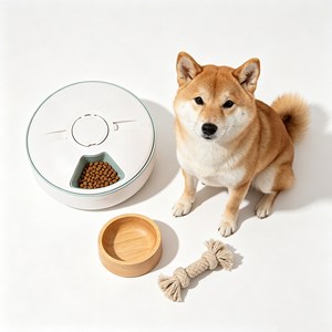 <b>Water</b> Food Integrated Pet Feeder Distributor Automatico Multi Function Anti-Clog Daily Timed Pet Food <b>Dispenser</b> - Product Image 1