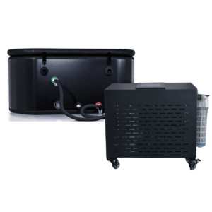 เครื่องทำน้ำเย็นอุตสาหกรรม220V โรงแช่น้ำแข็งด้วยมอเตอร์ระบายความร้อนด้วยอากาศและปั๊มส่งตรงจากโรงงาน1HP - Product Image 1