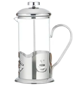 Atacado pote de café frother-Cafeteira de aço inoxidável 350ml, bule para chá, 304 ml, de aço inoxidável, filtro de café, leite, frother