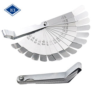 0,203-0,660mm Fühlerlehren-Set aus Edelstahl Verschiedene Stärken Stahl-Fühlerlehren Gebogenes Bandmessgerät Spaltmesswerkzeug - Product Image 3