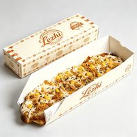 Boîtes jetables pour tranches de pizza, emballages alimentaires en gros, boîtes à emporter en papier pour pizza, boîtes d'emballage en papier pour pâtisseries et crêpes