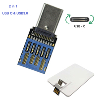 Unidad Flash USB OTG, Chip tipo C, 16GB, 32GB, 3,0, 2 en 1, 8GB, 128GB, 3,0