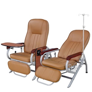 BDEC103 Mobilier d'hôpital Chaise de phlébotomie confortable Chaise de prélèvement sanguin inclinable d'hôpital utilisée pour les patients - Product Image 6
