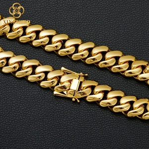 <span class=keywords><strong>Collana</strong></span> a Catena Cubana in <span class=keywords><strong>Oro</strong></span> 18K, <span class=keywords><strong>24</strong></span> Pollici, per Uomo e Donna, Catena Lunga Regalo - Product Image 2