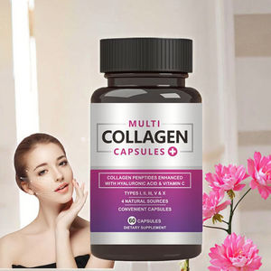 Capsules de collagène multi-vitamines, acide hyaluronique, vitamine C, peptides de collagène naturels pour la beauté des femmes, complément de collagène. - Product Image 4