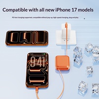 Câble de charge rapide rétractable USB-C vers USB-C 240W avec blindage tressé Emark et gaine TPE pour iPhone 17, tablette, voiture, téléphone portable