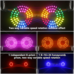Mini Beam 295 Moving Head Beam Light con Anello Luminoso, Luce Scenica a Testa Mobile, Luci LED DJ con Anello Luminoso per Feste, Discoteche e Concerti - Product Image 6