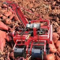 Motoculteur de pommes de terre doux à bas prix motoculteur équipement de récolte de carottes machine
