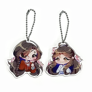 Móc Khóa Acrylic Sáng Tạo Móc Khóa Nhựa Tùy Chỉnh Phụ Kiện Miễn Phí Hạt Charm Acrylic Trong Suốt Trống - Product Image 2