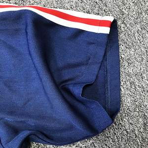 Venta al por mayor personalizado 100% algodón Streetwear trajes casuales diseño bordado Logo camisas Casuales - Product Image 3