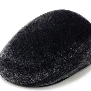 Chapeau d'hiver en fausse fourrure pour hommes, casquette noire à bec de canard, casquette chaude pour hommes d'âge moyen, personnes âgées, vêtements d'hiver pour hommes - Product Image 3